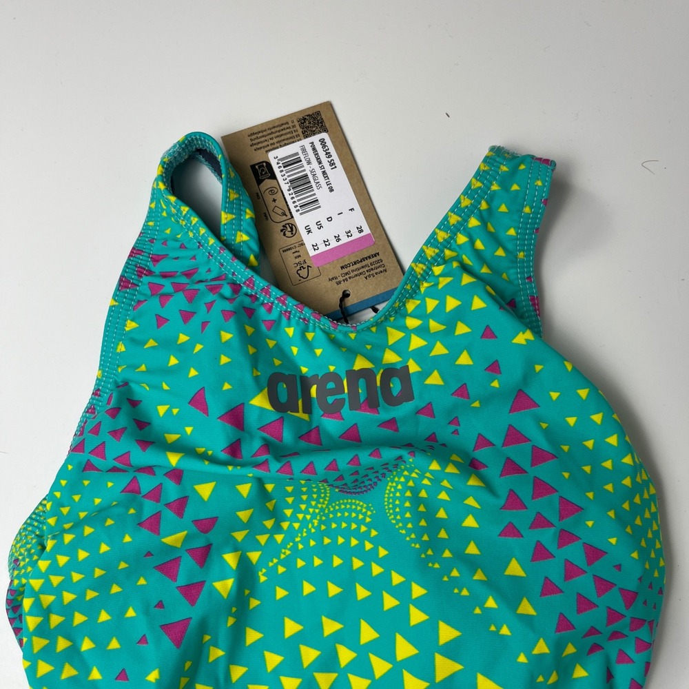 Arena Powerskin ST Next LE Fireflow Seaglass Kneeskin Racing Swimsuit 22 - Picture 4 of 9
